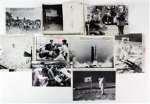 1969 NASA Apollo 11 Mission Laser Photo Collection - Lot of 16