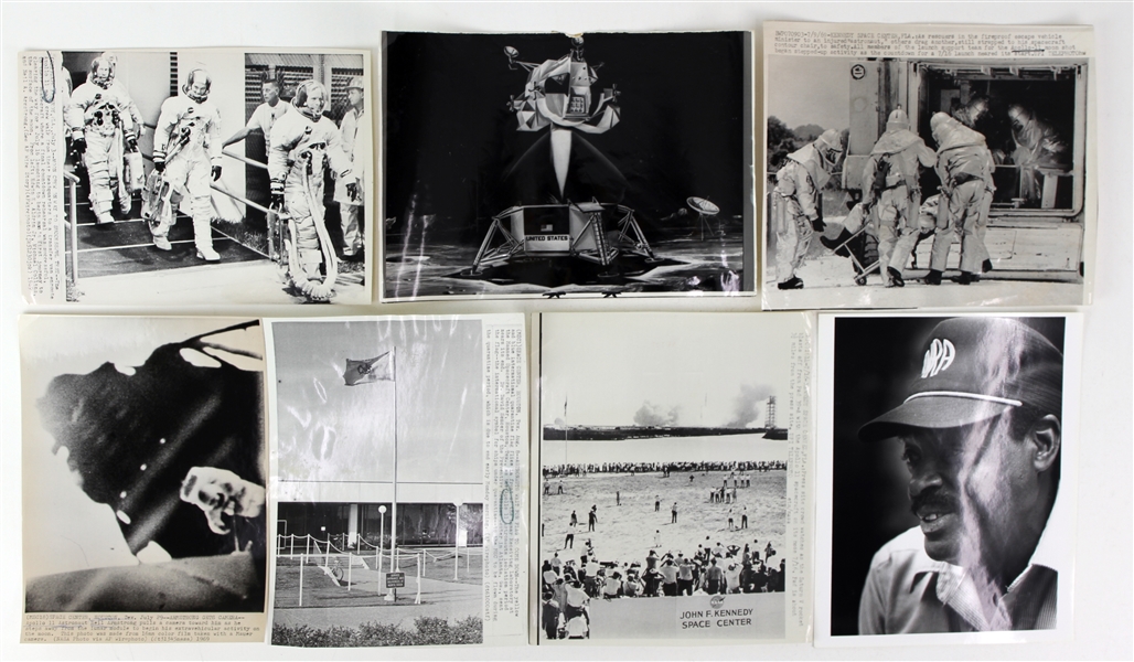 1969 NASA Apollo 11 Mission Laser Photo Collection - Lot of 11
