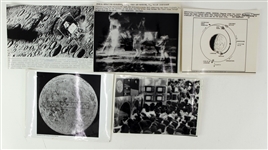 1969 NASA Apollo 11 Mission Laser Photo Collection - Lot of 13