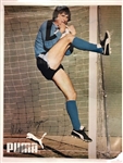 1980s Alan Meyer Goalkeeper 22" x 29" Puma Poster