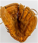 1985-86 Toby Harrah Texas Rangers Game Used Mizuno Mitt (MEARS LOA)