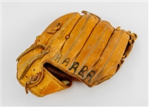 1985-86 Toby Harrah Texas Rangers Game Used Mizuno Mitt (MEARS LOA)