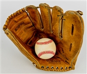 1960s-90s Harmon Killebrew Minnesota Twins Store Model Wilson Mitt & Signed OAL Brown Baseball (JSA)
