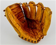 1950's-80's Whitey Ford New York Yankees Store Model Denkert Mitt & Signed OAL Brown Baseball (JSA)