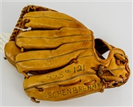 1950's-80's Whitey Ford New York Yankees Store Model Denkert Mitt & Signed OAL Brown Baseball (JSA)