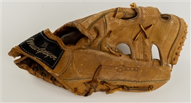 1970's-90's Pete Rose Cincinnati Reds Store Model MacGregor Mitt & Signed ONL Coleman Baseball (JSA)