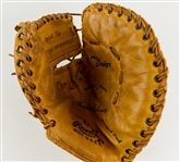 1960's-70's Dizzy Dean St. Louis Cardinals Signed Baseball & Store Model First Base Mitt - Lot of 2 (JSA)