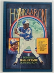 1970's-90's Hank Aaron Atlanta Braves Store Model MacGregor Mitt & Signed Baseball 