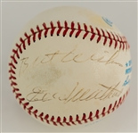 1950's-80's Eddie Mathews Milwaukee Braves Store Model Mitt & Signed OAL Brown Baseball (JSA)