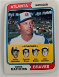 1950's-80's Eddie Mathews Milwaukee Braves Store Model Mitt & Signed OAL Brown Baseball (JSA)