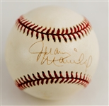 1960s-80s Juan Marichal San Francisco Giants Store Model Wilson Mitt & Signed ONL White Baseball (JSA)