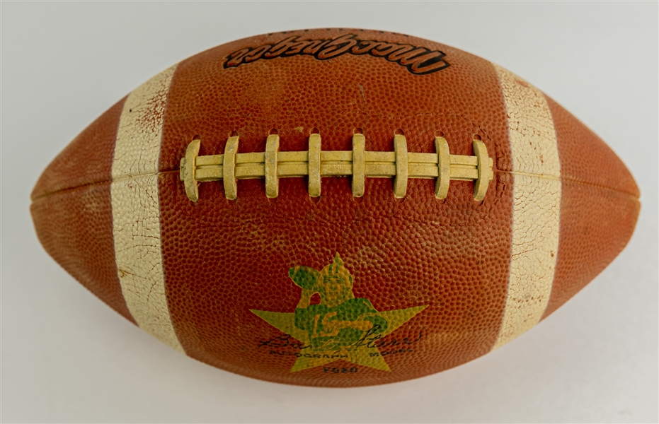 1960s Bart Starr Green Bay Packers Store Model MacGregor Player Endorsed Football