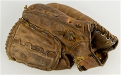 1970's-80's Ron Santo Chicago Cubs Store Model Wilson Mitt & Signed ONL White Baseball (JSA)