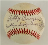 1960s-2000s Bobby Bragan Brooklyn Dodgers Signed Catchers Mitts & OAL Budig Baseball - Lot of 3 (JSA) 