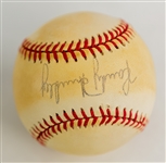 1970's-90's Randy Hundley Chicago Cubs Store Model MacGregor Catcher Mitt & Signed ONL White Baseball (JSA)