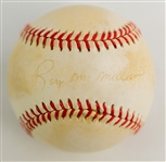 1960's-90's Roy McMillan Cincinnati Reds Store Model Wilson Mitt & Signed ONL White Baseball (JSA)