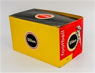 1966 Paul Hornung Green Bay Packers Store Model Wilson Player Endorsed Football w/ 29 x 36 Passing Target & Kicking Tee