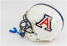 2000 Brandon Manumaleuna Arizona Wildcats Signed Game Worn Football Helmet (MEARS LOA/JSA)