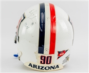 2000 Brandon Manumaleuna Arizona Wildcats Signed Game Worn Football Helmet (MEARS LOA/JSA)