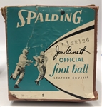 1950's-60's Jon Arnett Los Angeles Rams Store Model Spalding Player Endorsed Football w/ Original Box 