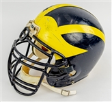 2001 Jonathan Goodwin Michigan Wolverines Signed Game Worn Football Helmet (MEARS LOA/JSA)
