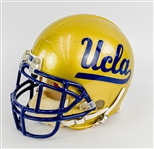 2001-02 Garrett Lepisto UCLA Bruins Signed Game Worn Football Helmet (MEARS LOA/JSA)