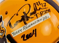 2004 Terry Richardson Arizona State Sun Devils Signed Game Worn Football Helmet (MEARS LOA/JSA)