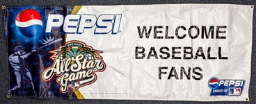 2002 Miller Park All Star Game Stadium Banners - Lot of 3