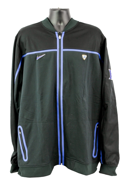 2009-10 Kyle Singler Duke Blue Devils Warm Up Jacket (MEARS LOA) National Championship Season
