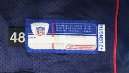 2005 Matt Chatham New England Patriots Game Worn Home Jersey (MEARS A10/Team COA)