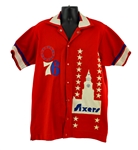 1977-78 Joe Bryant Philadelphia 76ers Shooting Shirt (MEARS LOA)