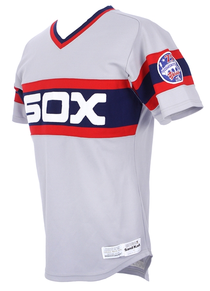 1985 Jim Leyland Chicago White Sox Signed Game Worn Road Jersey (MEARS A10/Beckett/JSA)