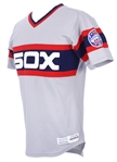 1985 Jim Leyland Chicago White Sox Signed Game Worn Road Jersey (MEARS A10/Beckett/JSA)