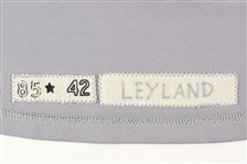 1985 Jim Leyland Chicago White Sox Signed Game Worn Road Jersey (MEARS A10/Beckett/JSA)
