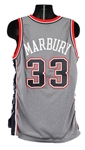1998-99 Stephon Marbury New Jersey Nets Alternate Jersey (MEARS A10)