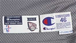 1998-99 Stephon Marbury New Jersey Nets Alternate Jersey (MEARS A10)
