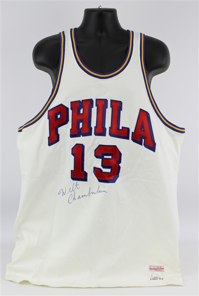 1961/62 Wilt Chamberlain Philadelphia Warriors Mitchell and Ness NBA Jersey  Size 52 XXL – Rare VNTG