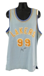 1959 George Mikan Minneapolis Lakers Signed Hall of Fame Charter Member Tribute Jersey (PSA)