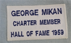 1959 George Mikan Minneapolis Lakers Signed Hall of Fame Charter Member Tribute Jersey (PSA)
