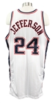 2003-04 Richard Jefferson New Jersey Nets Game Worn Home Jersey (MEARS A10)