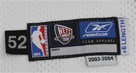 2003-04 Richard Jefferson New Jersey Nets Game Worn Home Jersey (MEARS A10)