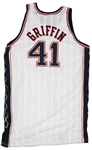 2003-04 Eddie Griffin New Jersey Nets Home Jersey (MEARS LOA)