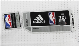 2011-12 Gerald Wallace New Jersey Nets Game Worn Home Jersey (MEARS A10/Steiner) Last New Jersey Season