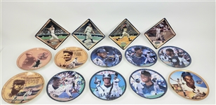 1980s-1990s Baseball, Football, Basketball 4” to 8” Plates (Lot of 100+)