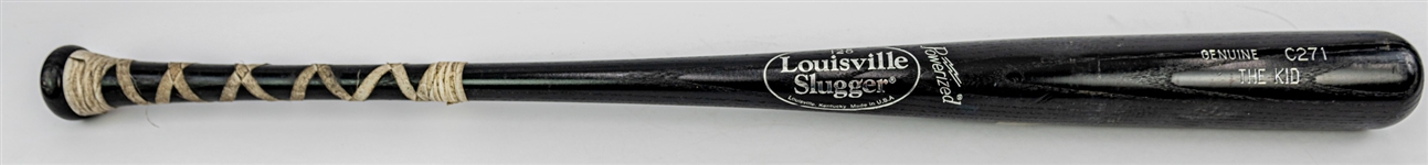 1990 Ken Griffey Jr. The Kid Seattle Mariners Louisville Slugger Professional Model Bat (MEARS A7)