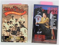 1990s Robin Roberts Roy Firestone Signed Hardcover Books - Lot of 2 (MEARS LOA)