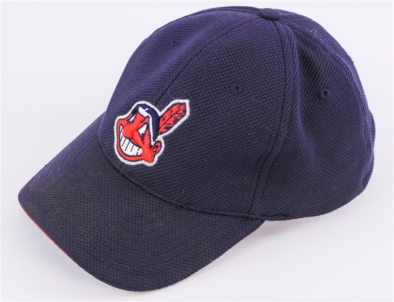 2002-05 Eddie Murray Cleveland Indians Batting Practice Cap (MEARS LOA)