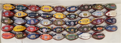 1960s-2000s Baseball Starting Line-Up Figures and Superbowl Mini Footballs (Lot of 85+)