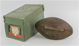 1950s Store Model Football w/ Box