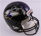 2000s Ray Lewis Baltimore Raves Signed Full Size Display Helmet (JSA)
